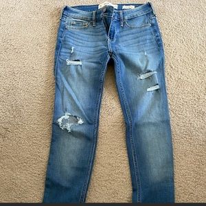 Hollister low rise skinny jeans